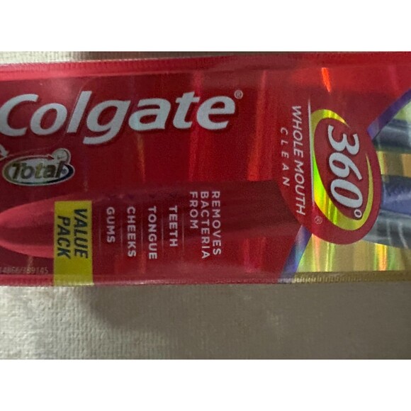 Lot of 2 Colgate 360 Advanced Whole Mouth Clean Toothbrushes - Soft - NEW - Picture 3 of 4